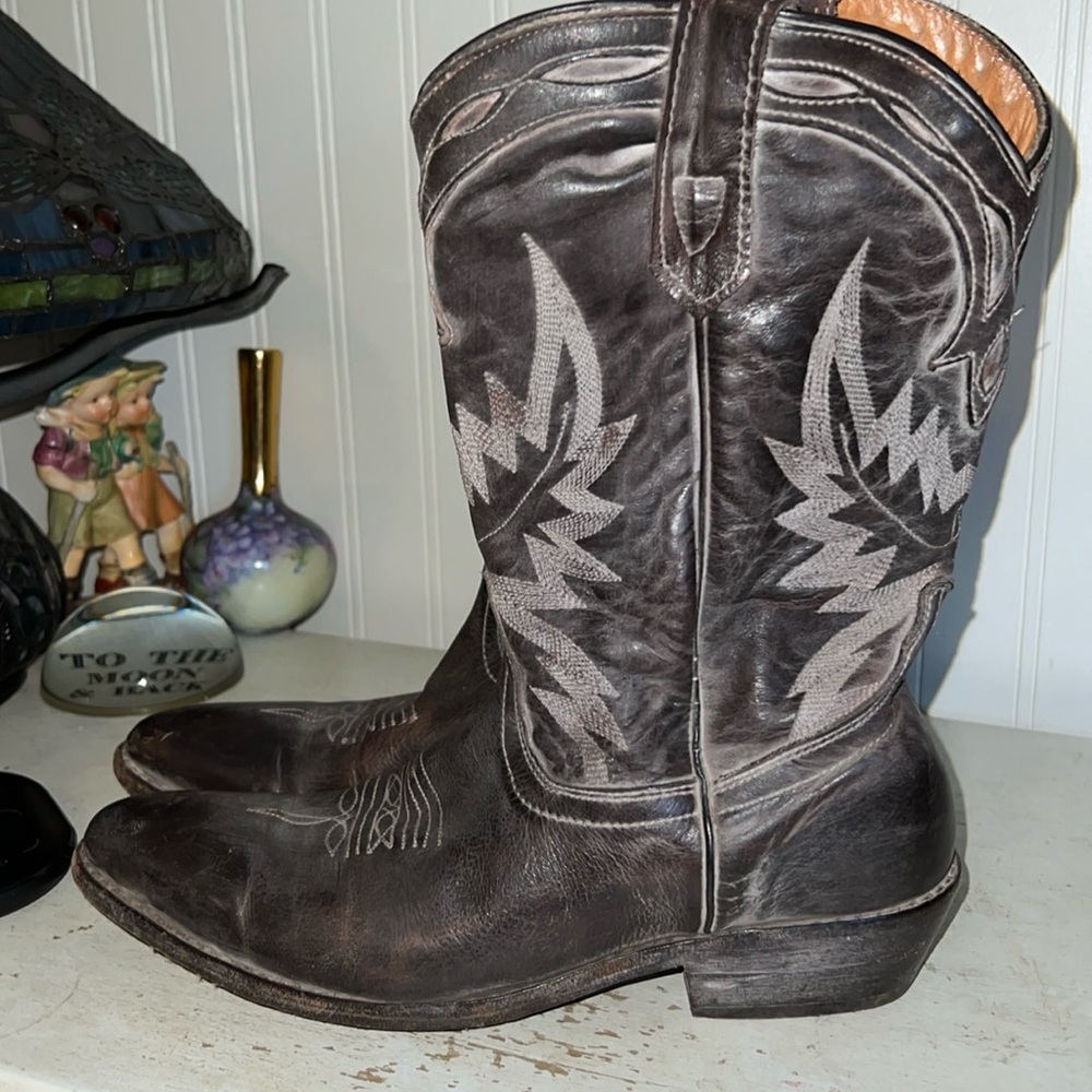 EUC OAK TREE FARMS JUNIPER western cowgirl BOOTS WOMENS 8.5